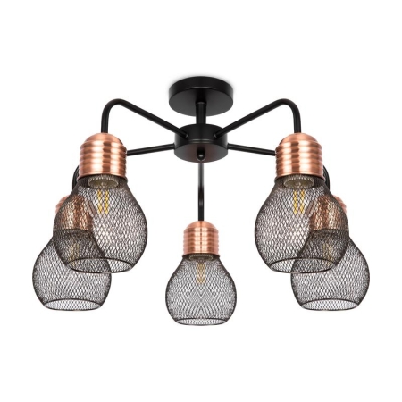 Светильник Agata 60Вт E27х5 IP20 потолочн. Freya FR4011CL-05BBS