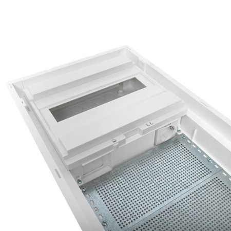 Щит комбинированный встраив. Nova 1 DIN-рейка + 2 монтаж. платы 3 габарит IP41 с метал. перфорированной дверью EKF nv-cb-pmd-1+2