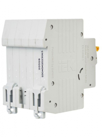 Выключатель автоматический модульный 3п C 63А 6кА ВА47-60M KARAT IEK MVA31-3-063-C