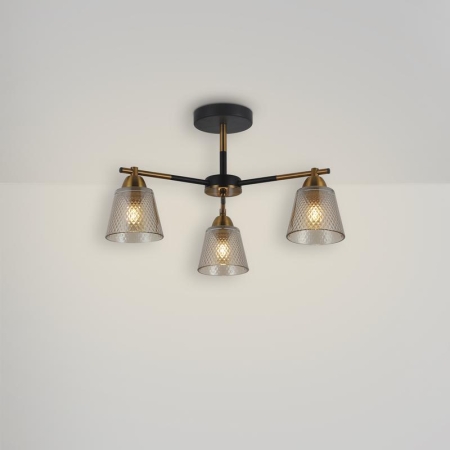 Люстра Kello 60Вт E27х3 IP20 Freya FR4015PL-03BBZ