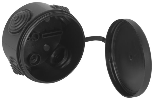 Коробка Тусо распаячная для ОП 70х50мм УХЛ1 черн. Ruvinil 67020МЧ