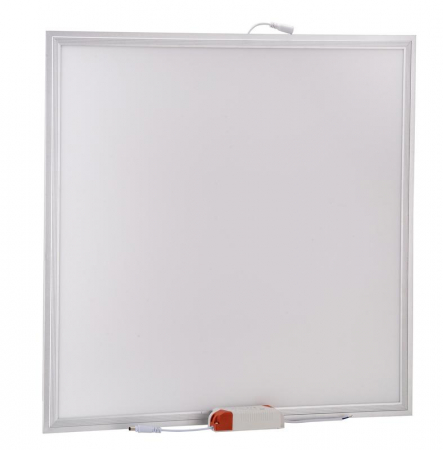 Светильник светодиодный ЛУО-4007-L 36Вт 4000К IP40 панель тонкая 595х595 серебро без драйвера Basic EKF LPS-4007-L-36-4000