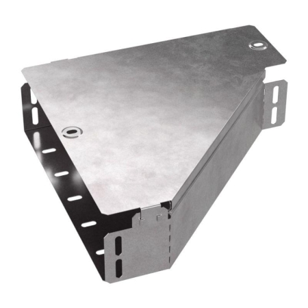 Переходник для лотка левый 300х100х80 с крышкой Стандарт Промрукав PR16.0498