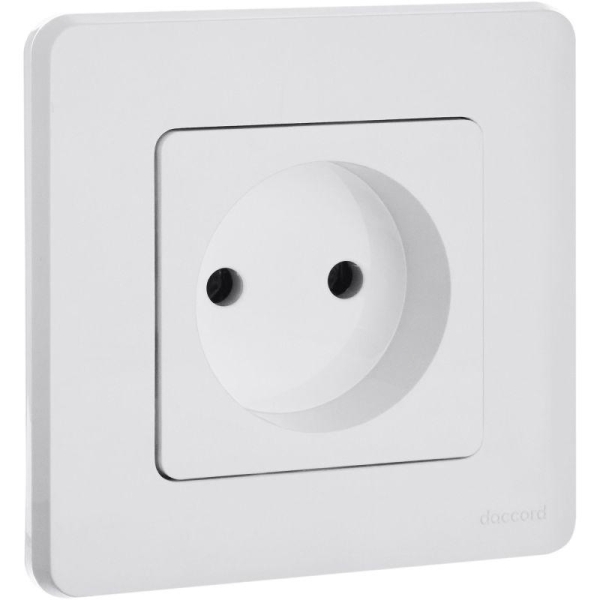 Розетка 1-м СП Inspiria 16А IP20 250В 2P механизм бел. IEK 673710