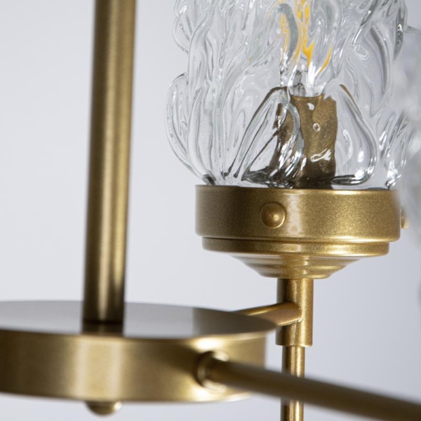 Светильник "Фламенко" 131 НПБ 01-3х40-101 Е14 [ИМ] подвесной зол. Элетех 1005405318