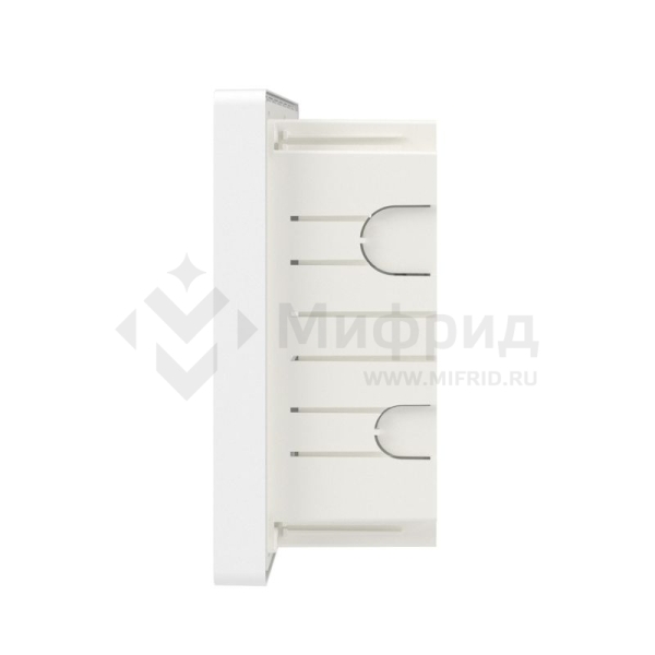 Щиток встраиваемый Фрейм (FRAME) 12мод с тонированной дверцей с 2 шинами PEN на 6 и 8 отверст. бел. DKC F12B1WD