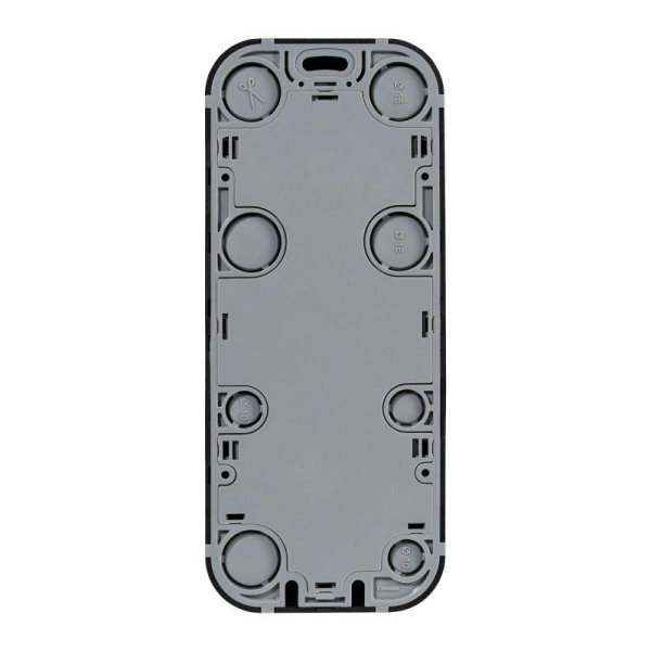 Розетка 3-м ОП Quteo 16А IP20 250В 3х2P+E с заземл. защ. шторки черн. матов. IEK 782473