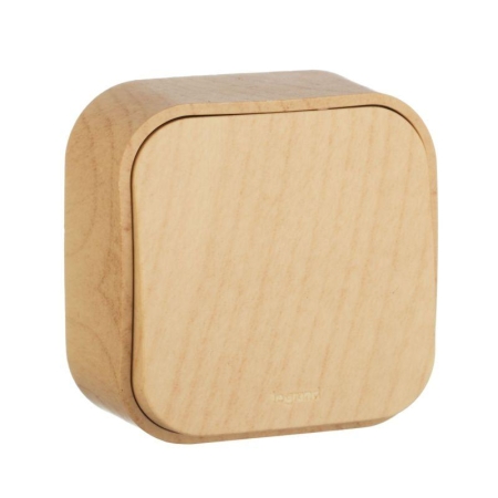 Выключатель 1-кл. ОП Quteo 10А IP20 10AX дерево IEK 782260