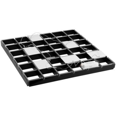 Светильник светодиодный SPO-646-3-4K-B6 36Вт 4000К 3420лм грильято 100х100 домино компл. 6 кубиков и драйвер бел. Эра Б0063052