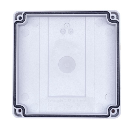 Коробка распределительная 110х110х67мм IP 65 в компл. с клеммным рядом 5х6кв.мм 41А сер. EXTHERM Extherm JB-60-GR