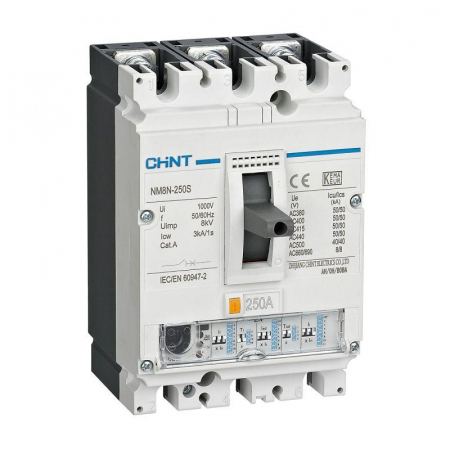 Выключатель автоматический 3п 400А 36кА NM8N-400C EN с электрон. расцеп. CHINT 269399