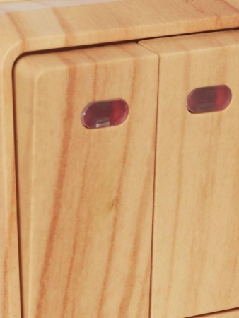 Выключатель 2-кл. ОП Октава 10А IP20 ВС20-2-1-ОС с индикацией сосна GENERICA EVO21-K03-10-DC