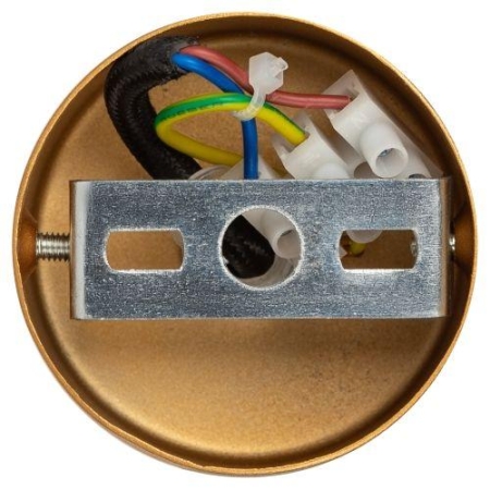 Светильник подвесной (подвес) PL15 GD MR16 GU10 потолочный цилиндр золото Эра Б0061376