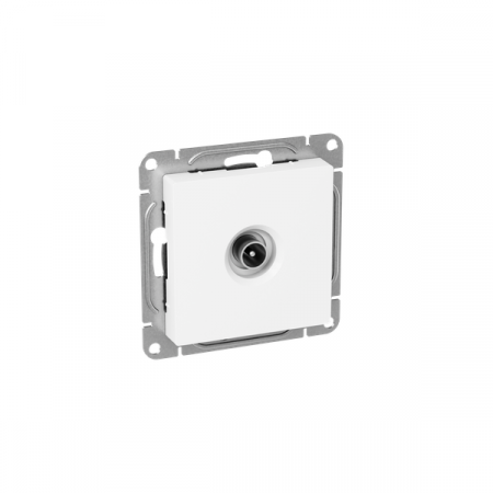 Розетка телевизионная оконечная TV СП Эпика механизм бел. EKF UP1-SOW-TV-3