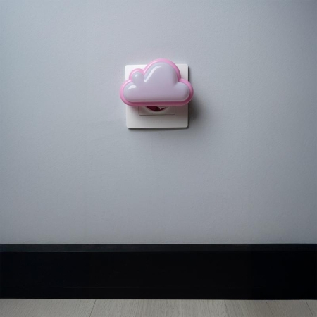 Светильник светодиодный NL-05-pk 0.5Вт 6500К IP20 в розетку ночник роз. ФАZА 5061934