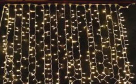 Гирлянда "Занавес" LDCL544-Y-E 544 желт. светодиодов 1.5х2.2м 16 нитей соединяемый до 8шт для помещений SHLights 4690601035615