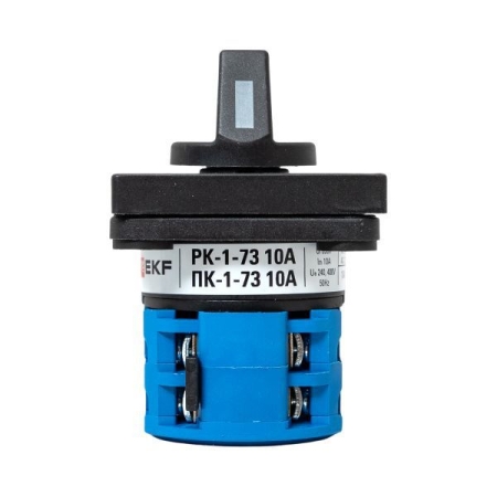 Переключатель кулачковый ПК-1-73 3п 10А для вольтметра линейное напряжение PROxima EKF pk-1-73-10