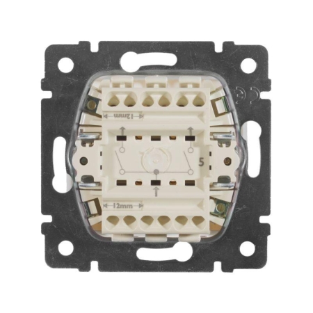 Выключатель 2-кл. СП Valena 10А IP31 250В механизм бел. IEK 774405