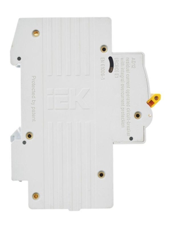 Выключатель автоматический дифференциального тока 2п C 63А 30мА тип AC 4.5кА АД-12 KARAT IEK MAD10-2-063-C-030