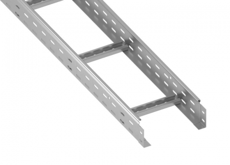 Лоток лестничный LT 300х80 L3000 сталь 1.2мм оцинк. ASD-electric LT.3008.3012