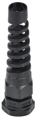 Сальник MGR16 d4-8мм IP68 с гибким отводом черн. IEK YSA23-06-16-68-K02