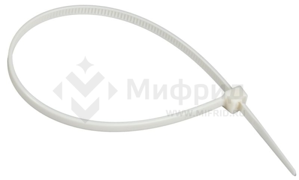 Хомут 3.6х200мм P6.6 самозатухающий бел. (уп.100шт) IEK UHH90-D036-200-100-K01