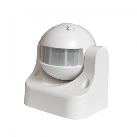 Датчик движения настенный 12м 1200Вт 8мин бел. IONICH 2199