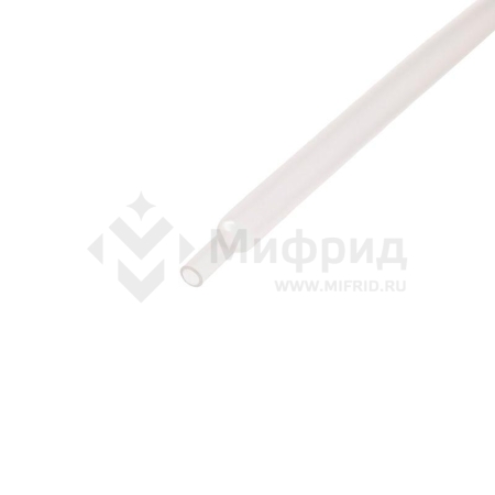 Трубка термоусадочная ТУТ 6.0/3.0 Н-1 (горючая) прозр. 1м Rexant 20-6009