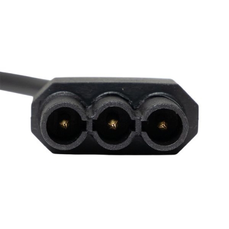 Кабель для подключения светодиодных линейных светильников ДБО-60/120/150 1м 3х0.75 черн. EKF ASC-B-1-LBL