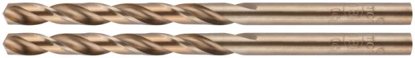 Набор сверл по металлу Profi 4.8х86мм с кобальтом 5проц. (уп.2шт) Cutop 48-376