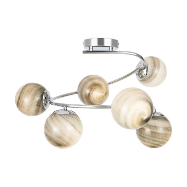 Люстра Galaxy 40Вт E14х6 IP20 Freya FR5013PL-06CH