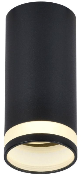 Светильник 4005 накладной потолочный под лампу GU10 черн. IEK LT-UPB0-4005-GU10-1-K02