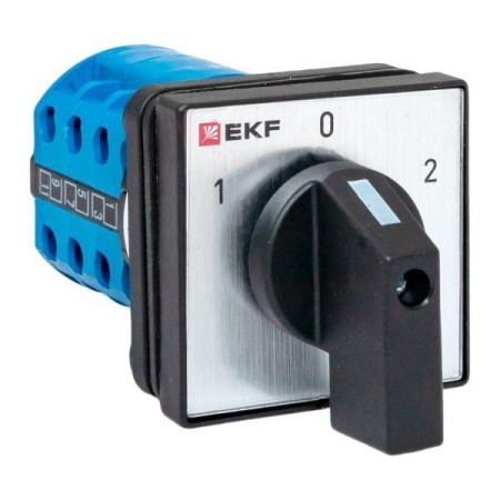 Переключатель кулачковый ПК-1-23 3п 10А "1-0-2" IP65 EKF pk-1-23-10-65