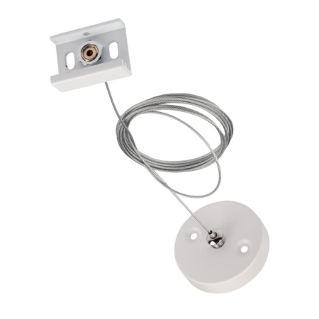 Подвес для шинопровода трехфазного 3P PTR S-2м WH Pro+ бел. JazzWay 5063945