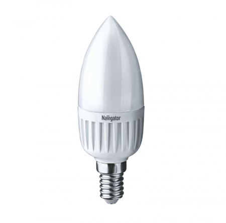 Лампа светодиодная 94 491 NLL-C37-7-230-2.7K-E14-FR 7Вт свеча 2700К тепл. бел. E14 525лм 176-264В Navigator 94491