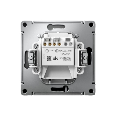 Выключатель карточный ArtGallery 10А без задержки времени быстрозажим. клем. бел. SE GAL000114S