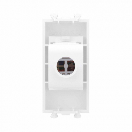 Розетка компьютерная 1мод. Avanti "Белое облако" RJ45 кат.6 без шторок модульная механизм DKC 4400691