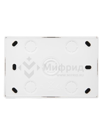 Розетка 2-м ОП LETO без заземл. закрытый корпус ПБТ бел. LEZARD 752-0200-128B