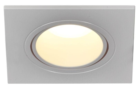 Светильник 4101 встраиваемый MR16 квадрат пласт. бел. IEK LT-UVB0-4101-GU05-1-K01