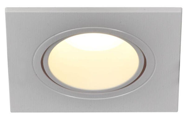 Светильник 4101 встраиваемый MR16 квадрат пласт. бел. IEK LT-UVB0-4101-GU05-1-K01