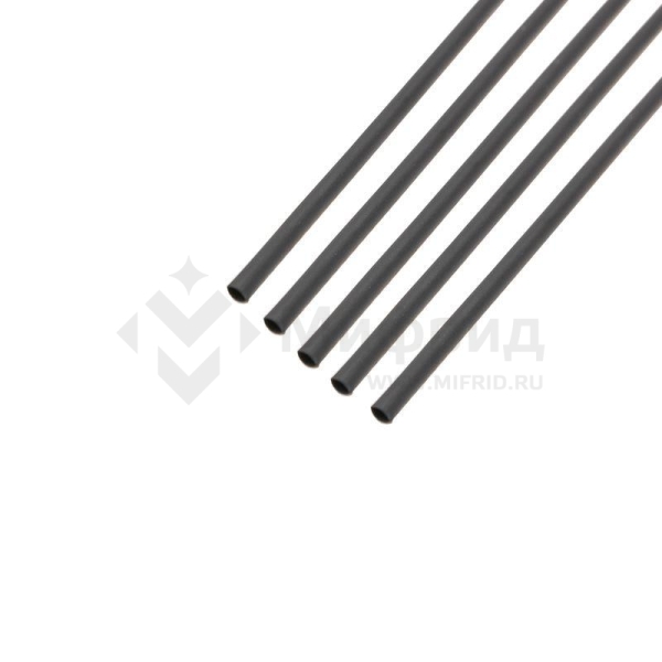 Трубка термоусадочная ТУТ нг 1.5/0.75 черн. 1м Rexant 20-1506