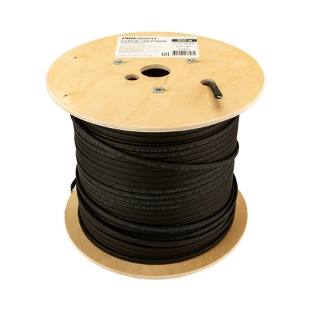 Кабель греющий саморег. для труб водостоков крыш 40КНС-2ЛП-65/85 UV неэкранированный 40Вт/м 200м PROCONNECT 51-0255-4