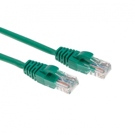 Патч-корд U/UTP CAT 6 RJ45-RJ45 26AWG LSZH зел. 1м Rexant 02-0296-1