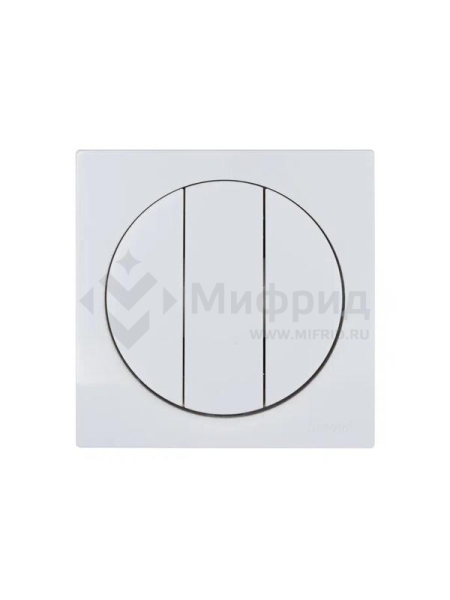 Выключатель 3-кл. СП OSEN механизм бел. LEZARD 743-0288-109