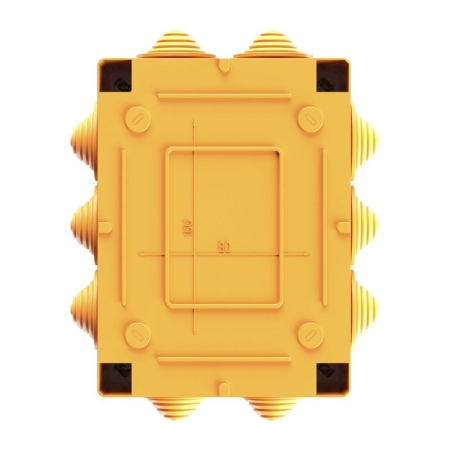 Коробка ответвительная FS 150х110х70мм IP55 4п 450В 32А 10кв.мм с кабельными вводами и клеммниками нерж. контакт пластик. DKC FSK21410