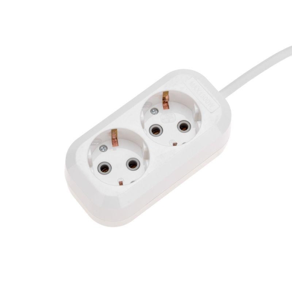 Удлинитель 2х1.5м с заземл. 3х0.75 бел. PROCONNECT 13-4202