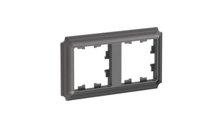 Рамка 2-м AtlasDesign Antique универс. мокко SE ATN100602