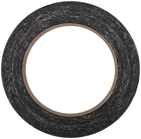 Лента клеящая 2-х сторонняя монтажная на вспененной основе 25ммх5м черн. FIT 11793