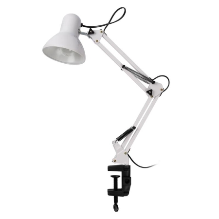 Светильник настольный TBL-01 под лампу Е27 на струбцине бел. ФАZА 5046214