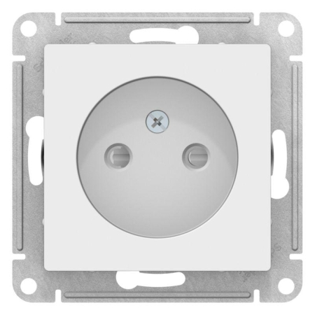 Розетка AtlasDesign 16А без заземл. защ. шторки механизм лотос SE ATN001349